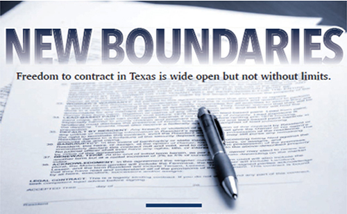 a contract with the title 'new boundaries